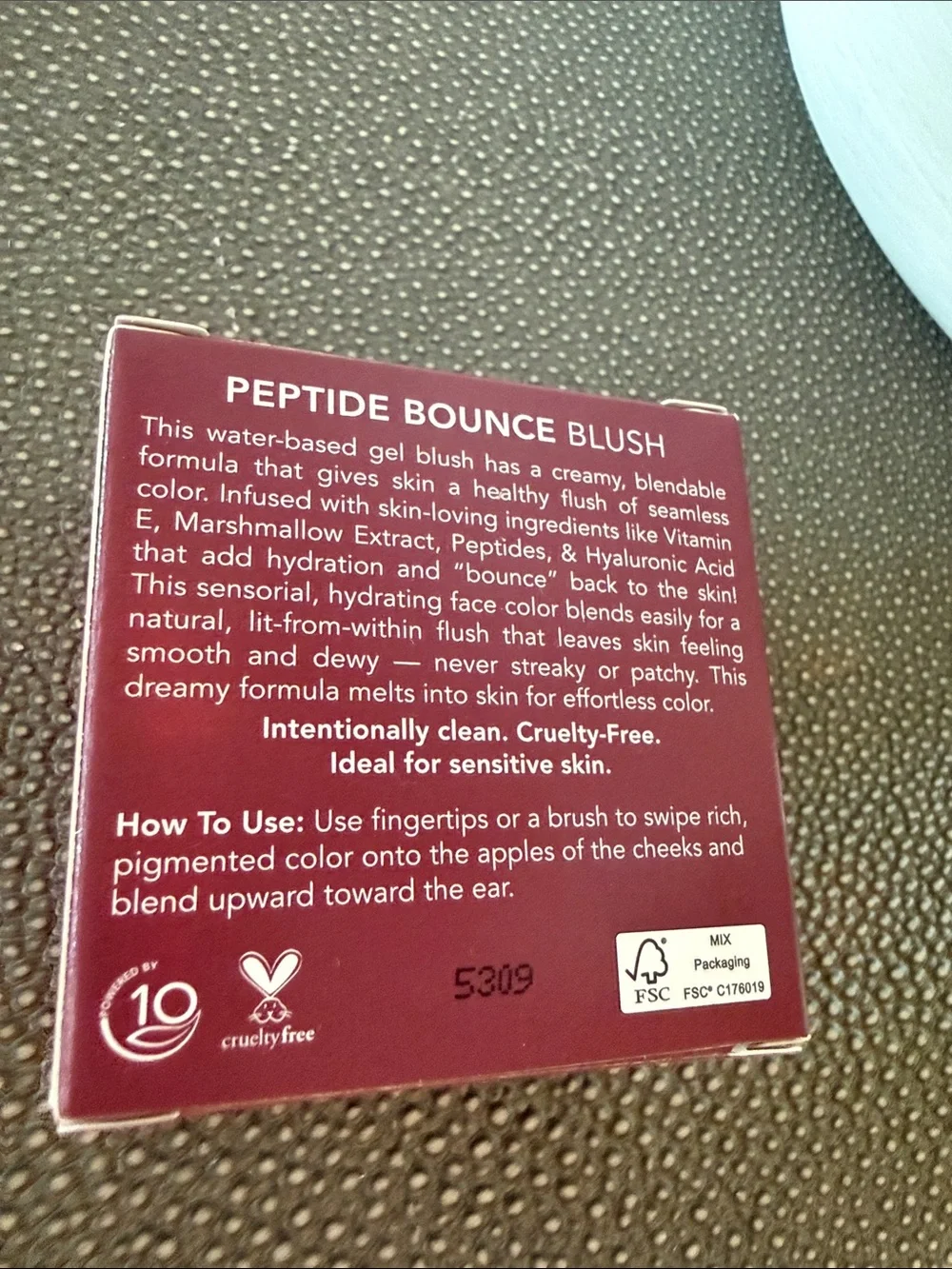 Doll 10 Peptide Bounce Blush In the Shade Berry Glow NIB